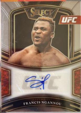 Francis Ngannou #SG-FNG Ufc Cards 2021 Panini Select UFC Signatures