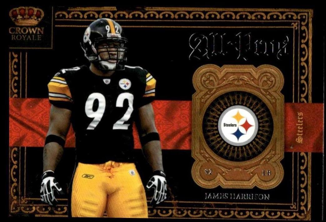 James Harrison #11 2011 Panini Crown Royale All Pros Football