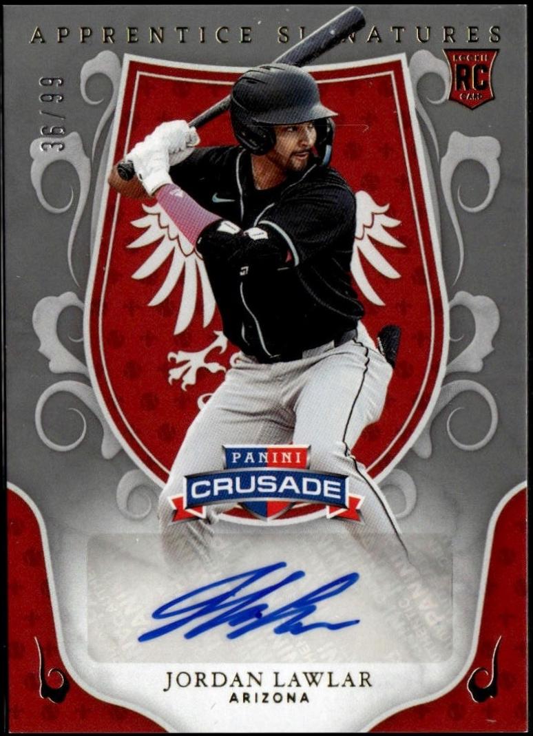 Jordan Lawlar #AS-JLW 2024 Panini Crusade Apprentice Signatures Baseball