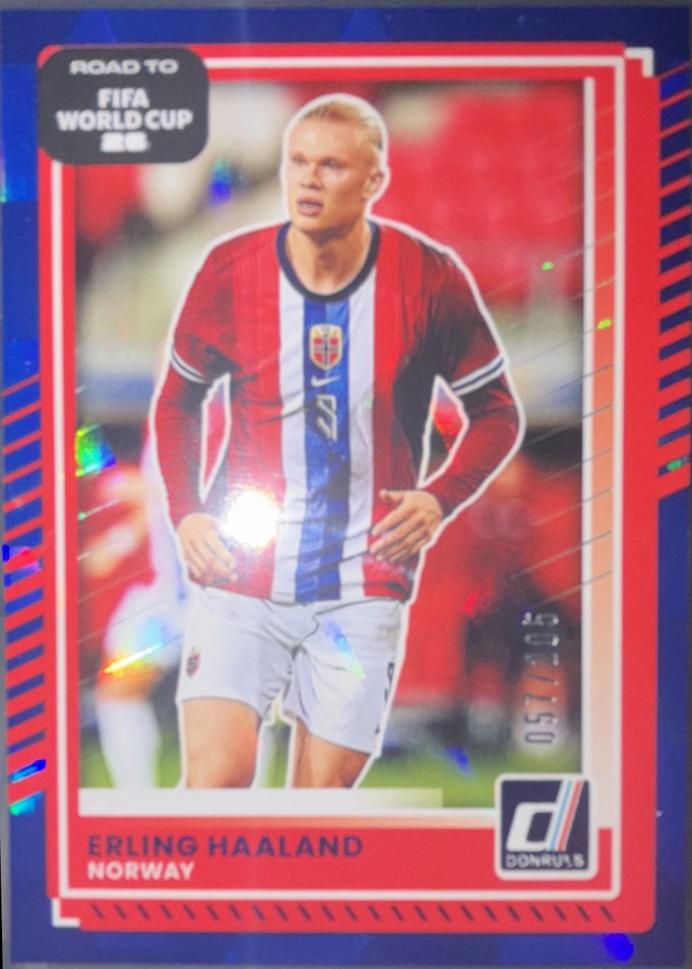 Erling Haaland [Blue Cubic] #170 Prices | 2025 Panini Donruss Road