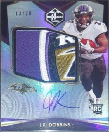 J. K. Dobbins [Patch Autograph] #154