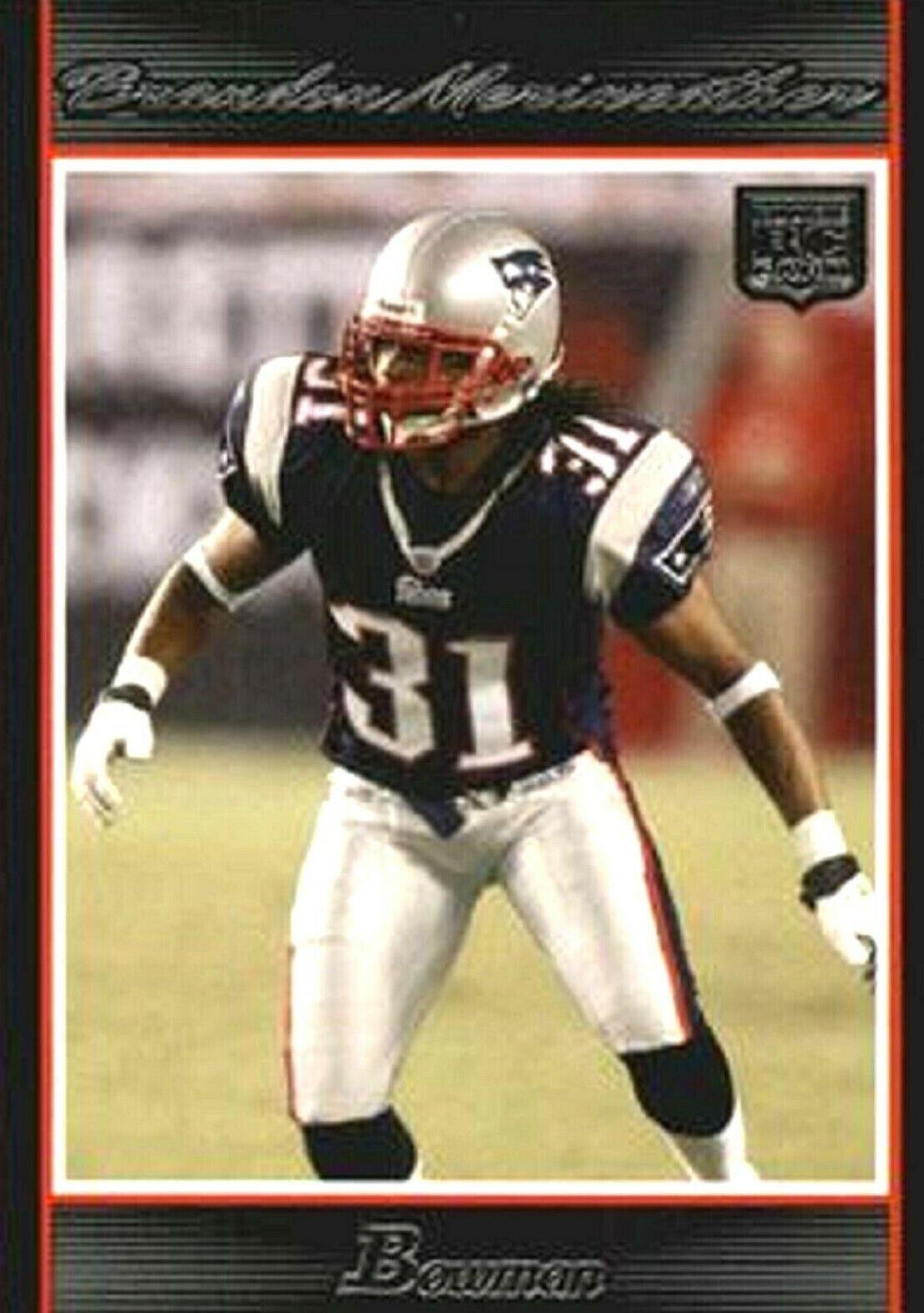 Brandon Meriweather #213 Football Cards 2007 Bowman