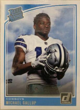 Michael Gallup #324 Football Cards 2018 Donruss
