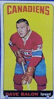 Dave Balon #37 Hockey Cards 1964 Topps