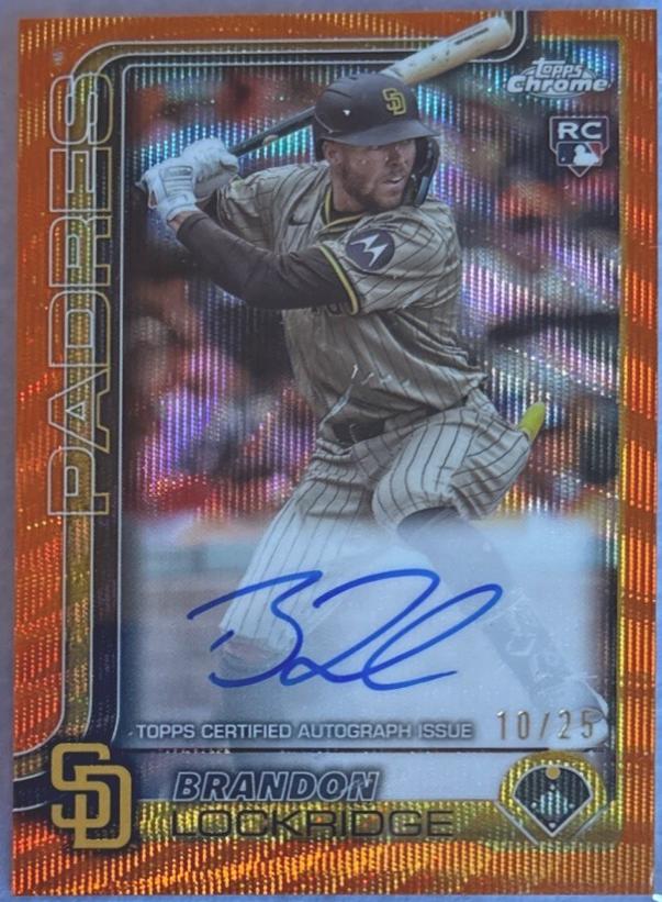 Brandon Lockridge [Orange Wave Refractor] #RA-BLO