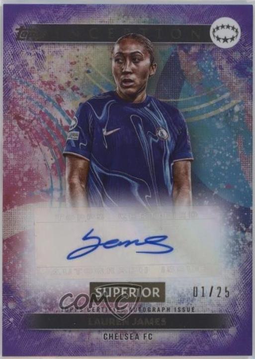 Lauren James #SPA-LJ 2024 Topps Inception UEFA Superior Autograph
