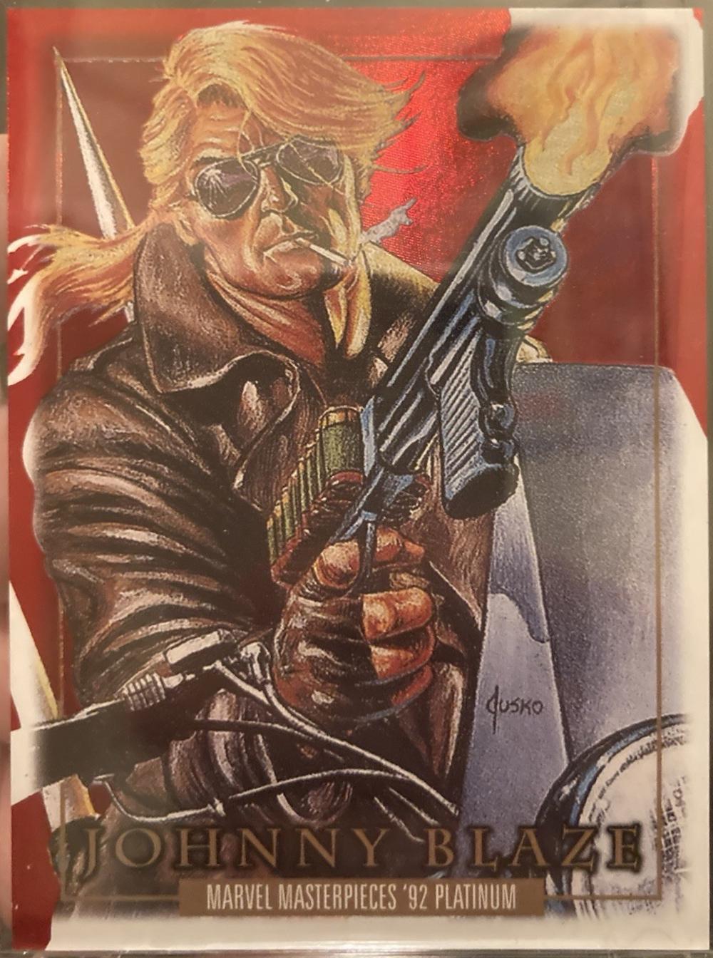 Johnny Blaze Precious Metal Gems Red