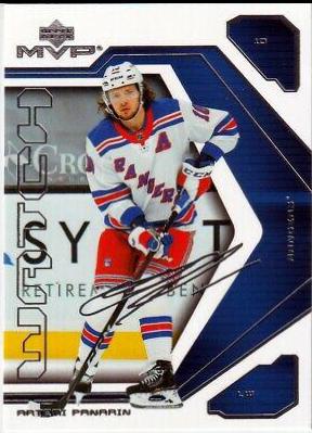 Artemi Panarin #15 Hockey Cards 2021 Upper Deck MVP 20th Anniversary