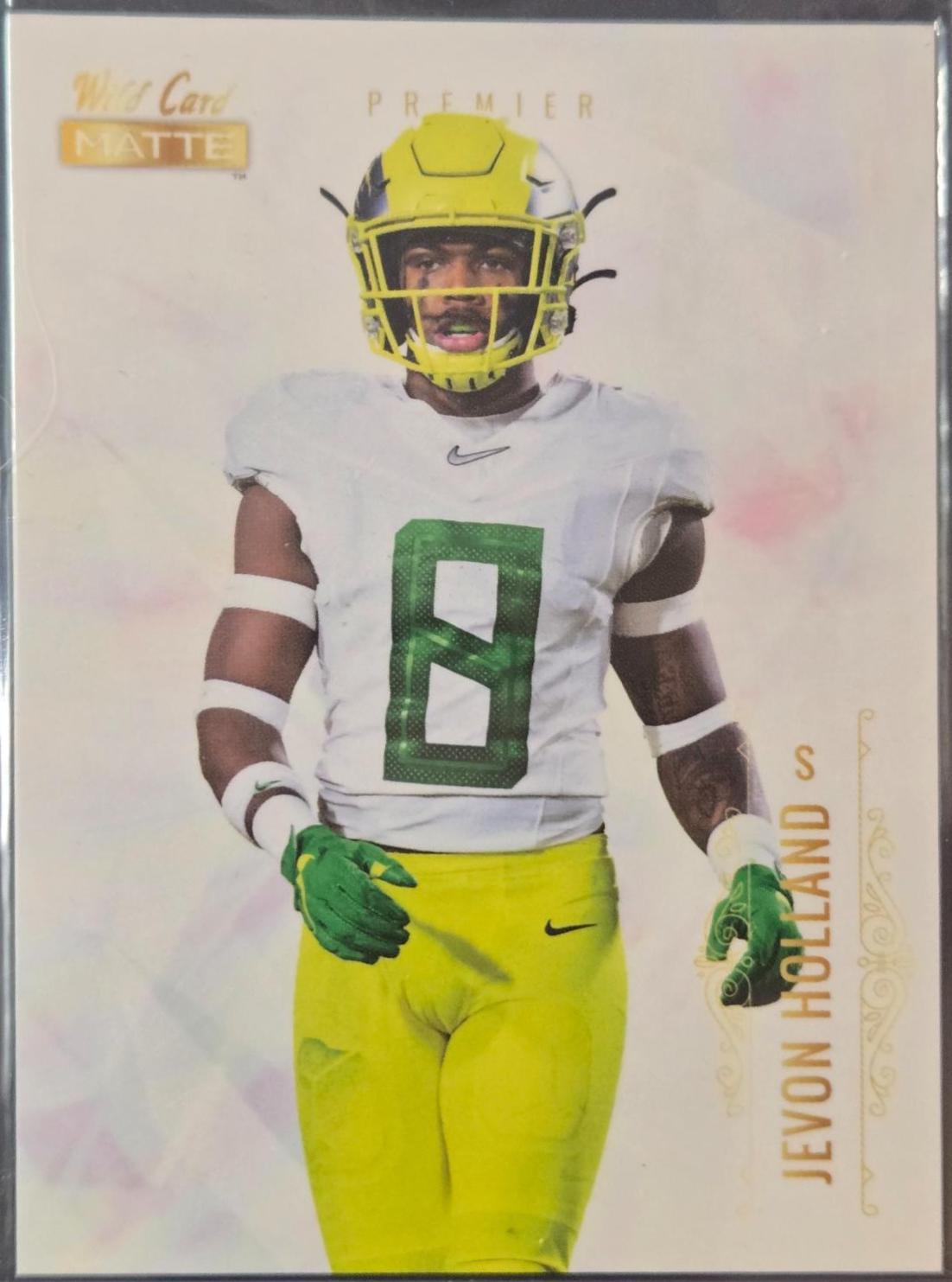 Jevon Holland [White} #MBC-38 Football Cards 2021 Wild Card Matte
