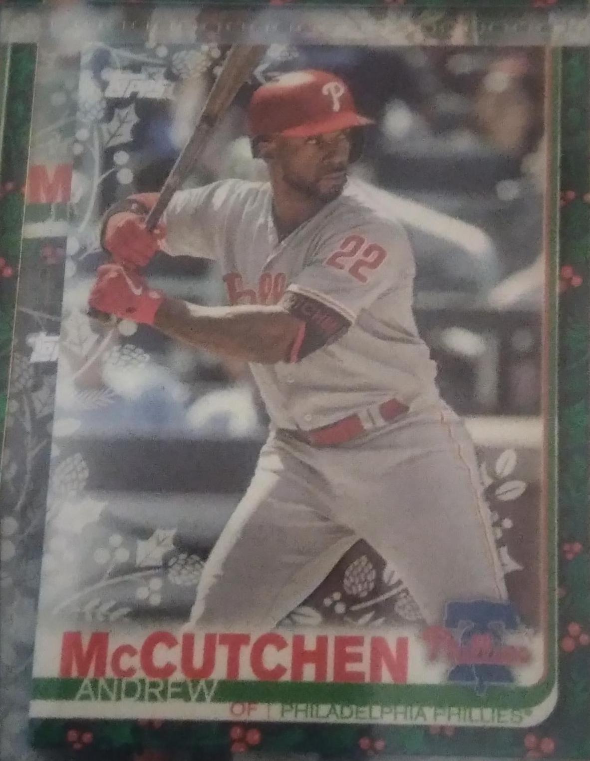 Andrew McCutchen #HW106 Baseball Cards 2019 Topps Holiday Mega Box
