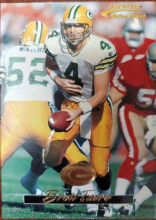 Brett Favre #18 Football Cards 1996 Action Packed