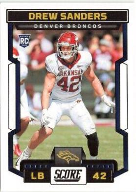 Drew Sanders #377 Football Cards 2023 Panini Score