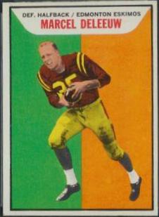 Marcel Deleeuw #34 Football Cards 1965 Topps CFL