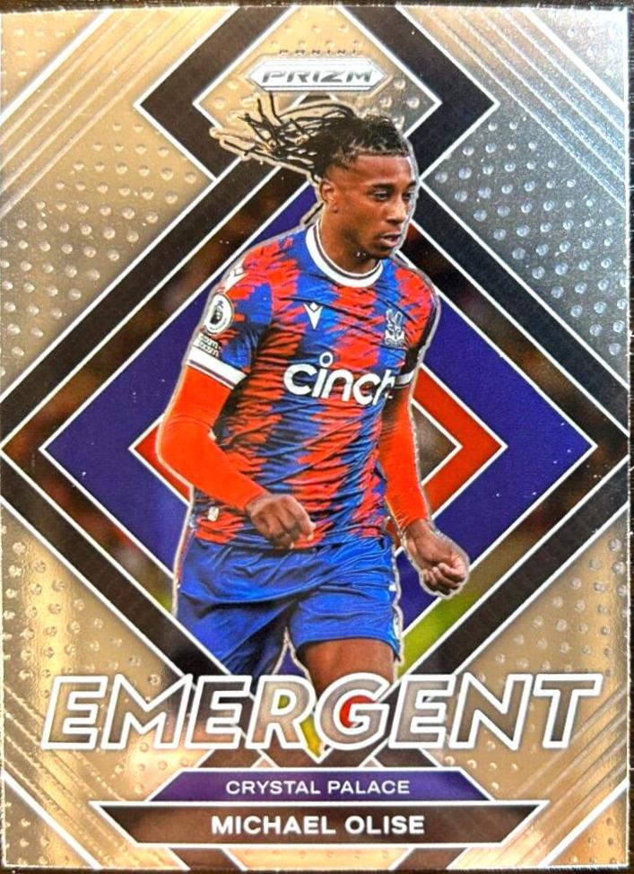 Michael Olise #2 Soccer Cards 2022 Panini Prizm Premier League Emergent