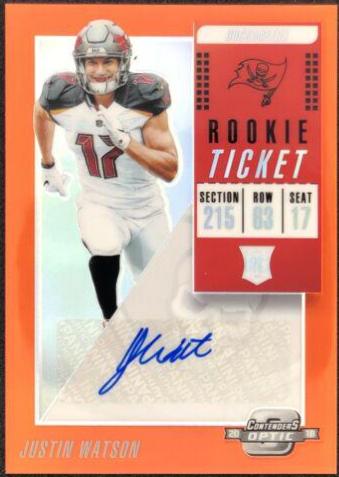 Justin Watson [Autograph Orange] #196