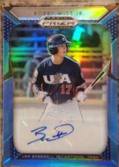 Bobby Witt Jr. #4 Baseball Cards 2019 Panini Prizm Draft Picks Autographs