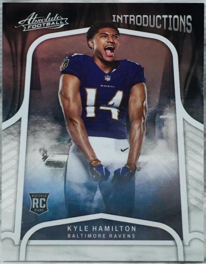 Kyle Hamilton #INT-20 Football Cards 2022 Panini Absolute Introductions