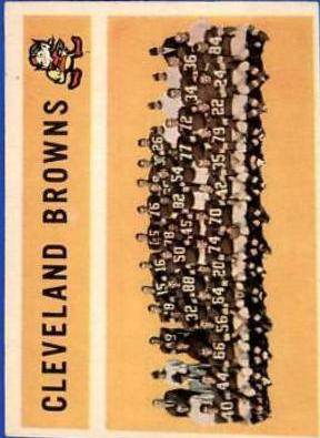 Cleveland Browns #31 Football Cards 1960 Topps