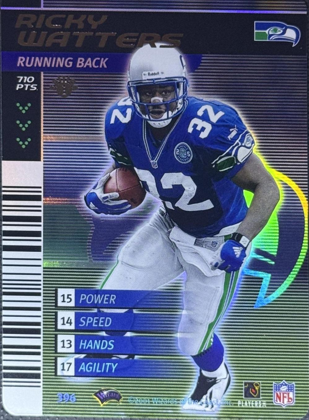 Ricky Watters #396 2001 NFL Showdown