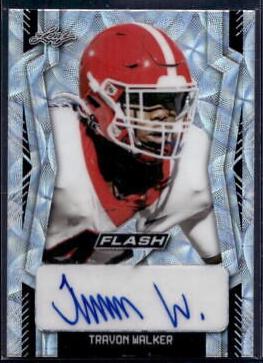 Travon Walker #PA-TW1 2022 Leaf Flash Portrait Autographs Football