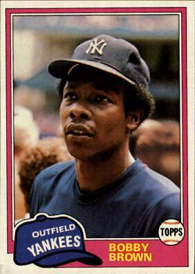 Bobby Brown (1981 Topps)