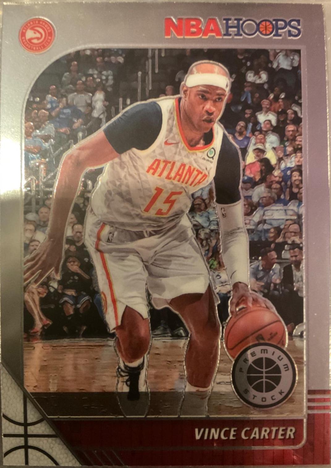 Vince Carter #199 Basketball Cards 2019 Panini Hoops Premium Stock