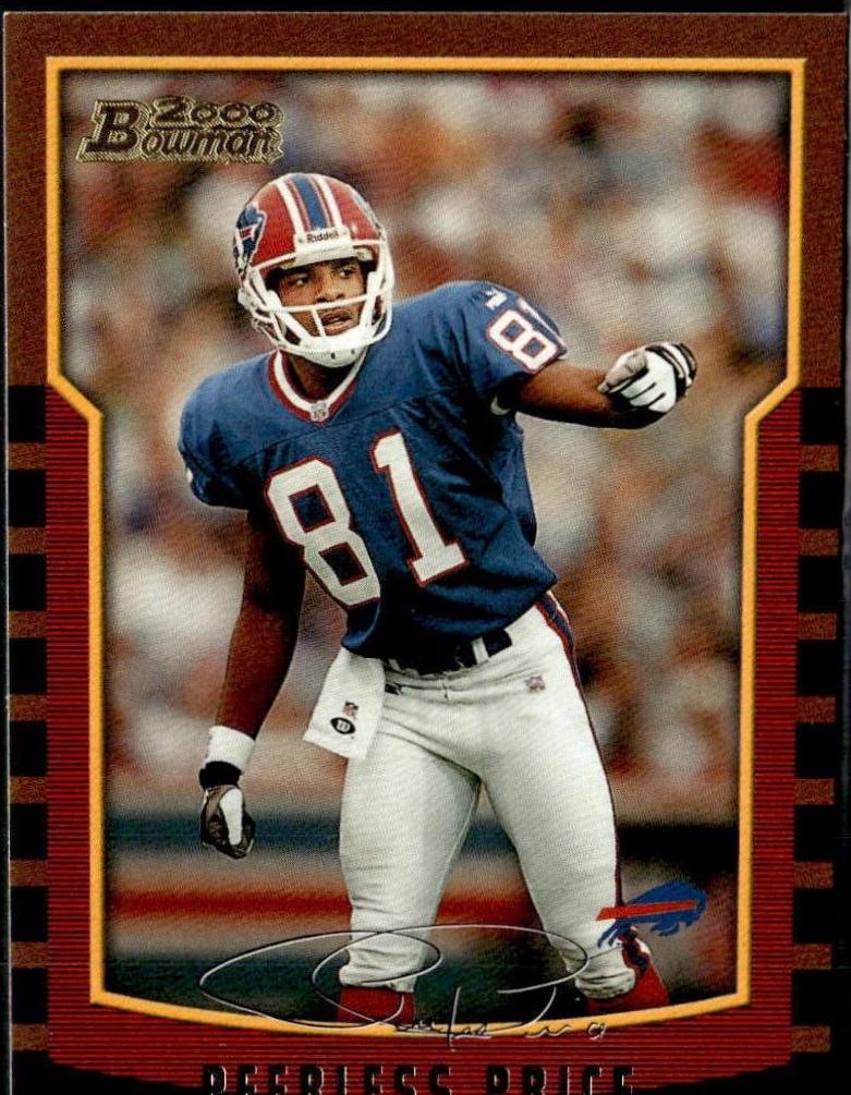 Peerless Price #52 2000 Bowman Football