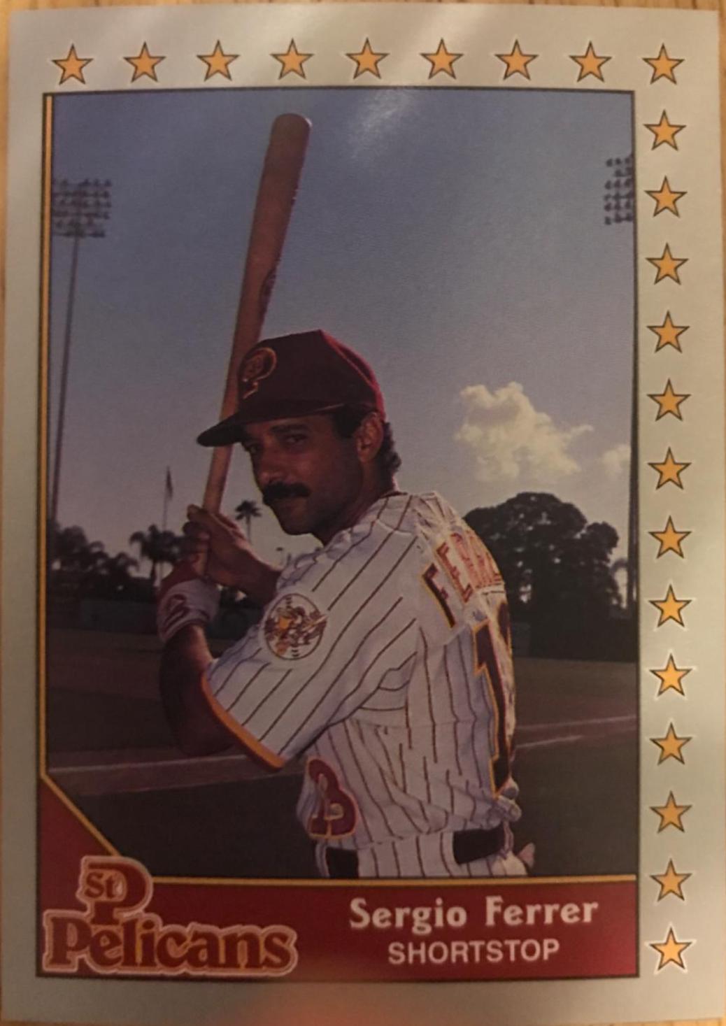 Sergio Ferrer #2 Baseball Cards 1990 Pacific Senior League