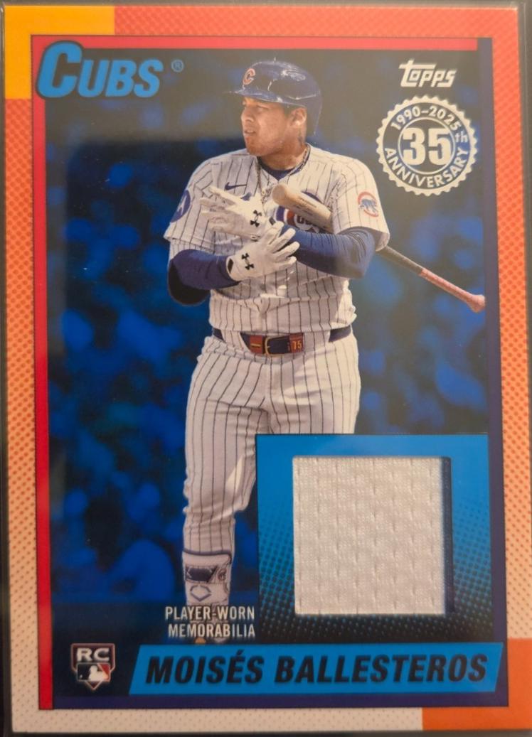Moises Ballesteros #90RU-MBA 2025 Topps Update 1990 Relics Baseball