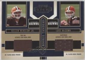Kellen Winslow Jr. / Luke McCown #RT-8 Football Cards 2004 Playoff Honors Rookie Tandems