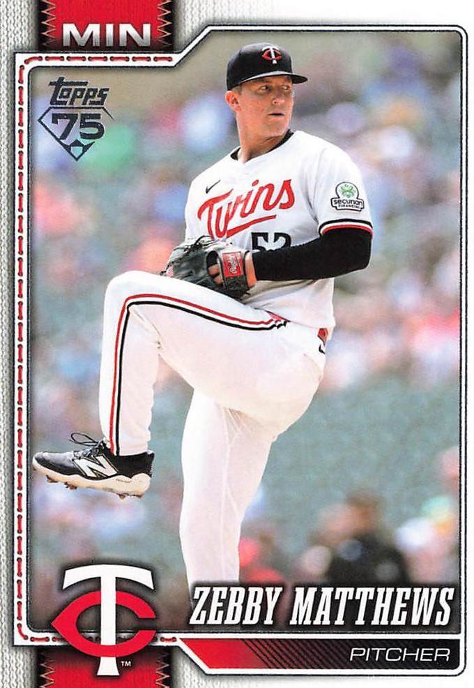 Zebby Matthews #606 Prices | 2026 Topps Series 2 | Baseball Cards