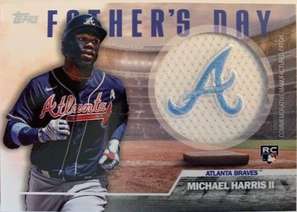 Michael Harris II #FD-MH Baseball Cards 2023 Topps Father's Day Team Patch