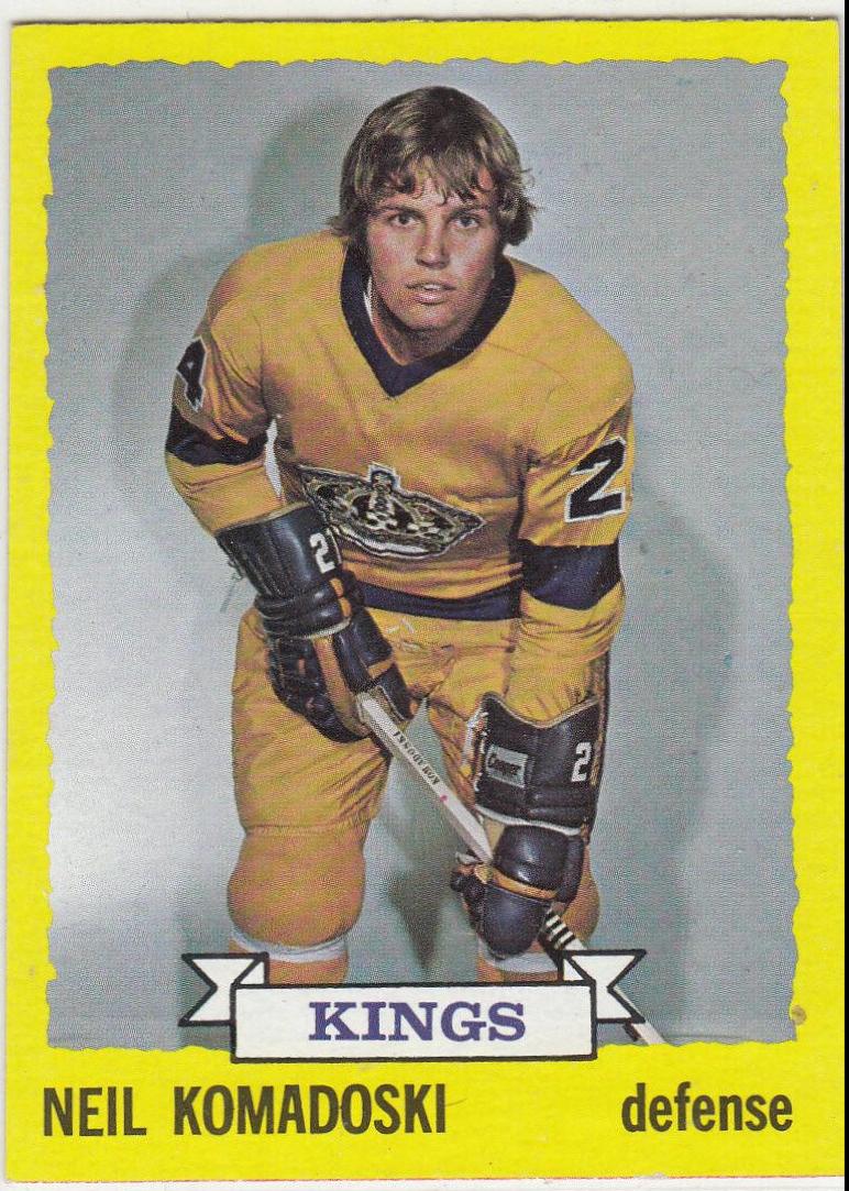 Neil Komadoski #16 Hockey Cards 1973 Topps