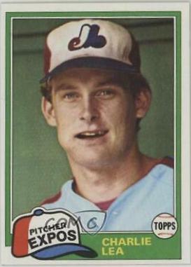Charlie Lea #293 Baseball Cards 1981 Topps