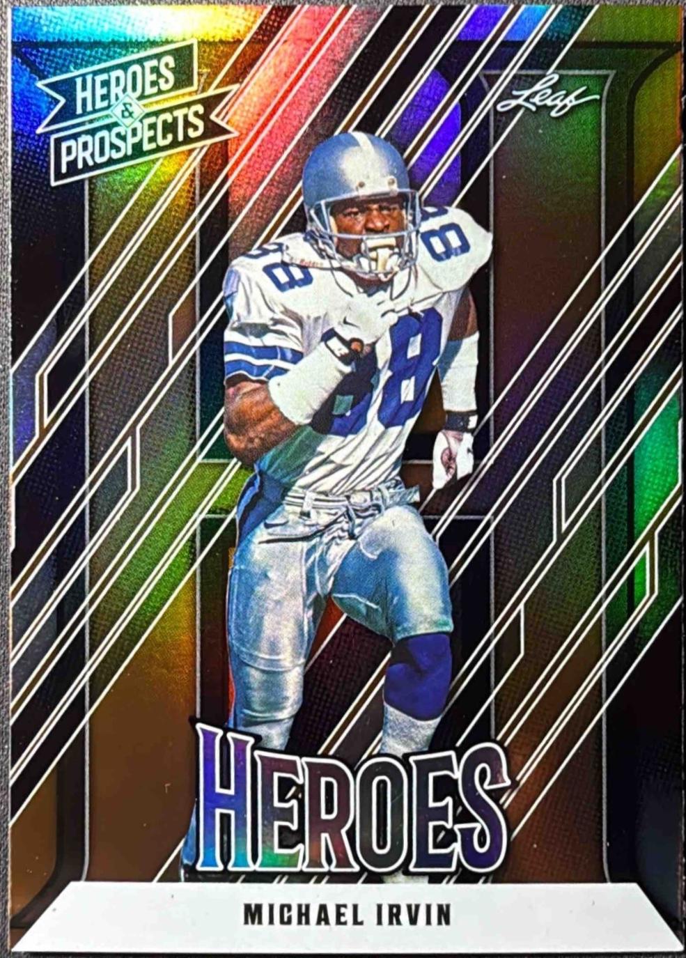Michael Irvin #212 2024 Leaf Heroes & Prospects Football