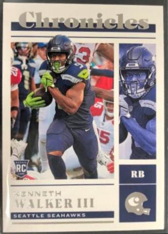 Kenneth Walker III #42 Football Cards 2022 Panini Chronicles