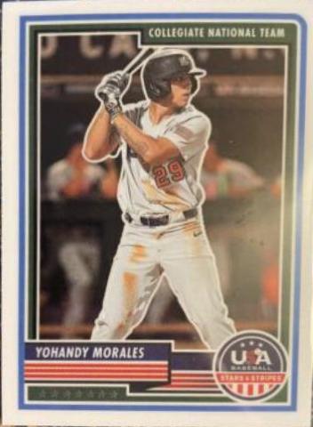 Yohandy Morales #92 2023 Panini Stars & Stripes USA Baseball