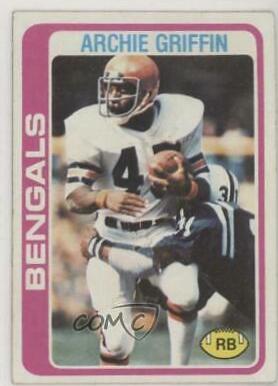 Archie Griffin #55 Football Cards 1978 Topps