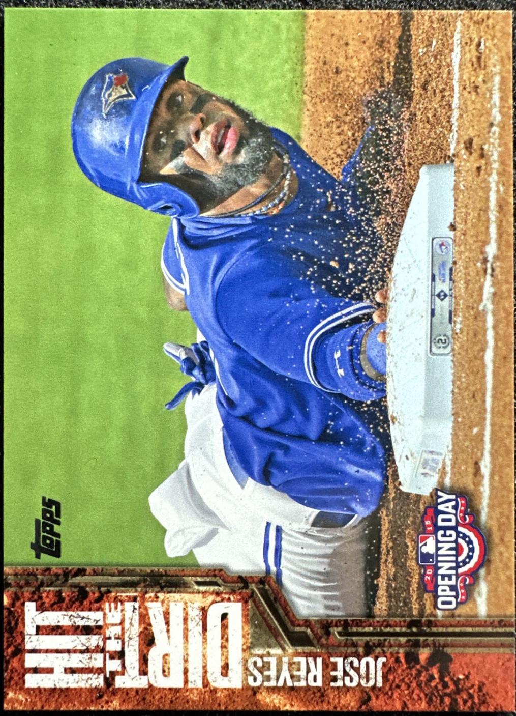 Jose Reyes #HTD-07 Baseball Cards 2015 Topps Opening Day Hit the Dirt