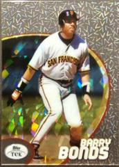 Barry Bonds [Pattern 63] #3 Baseball Cards 1998 Topps Tek Prices