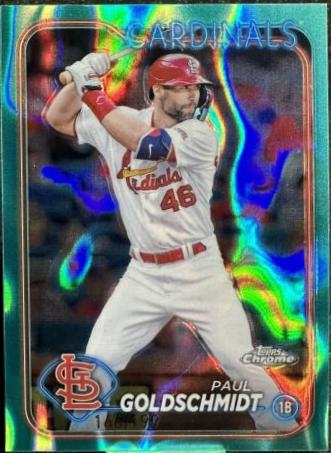 Paul Goldschmidt [Aqua Lava Refractor] #90