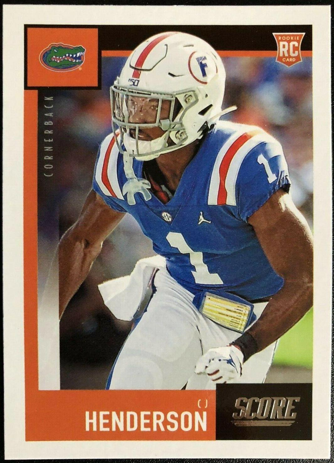 CJ Henderson #332 Football Cards 2020 Panini Score