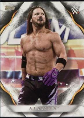 AJ Styles #2 Wrestling Cards 2019 Topps WWE Undisputed