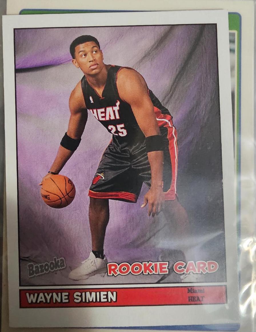 Wayne Simien #169 Basketball Cards 2005 Topps Bazooka