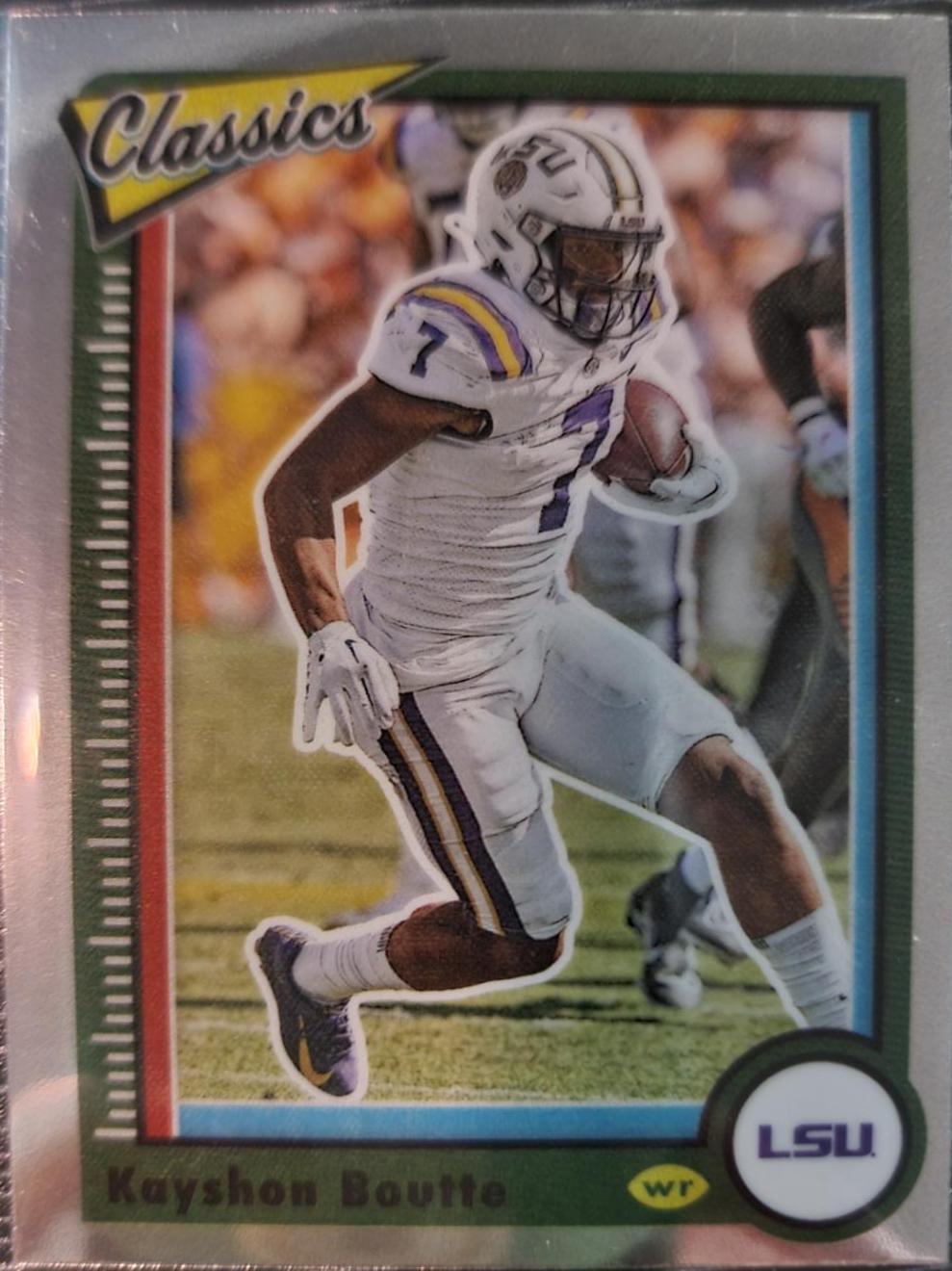 Kayshon Boutte #8 2023 Panini Chronicles Draft Picks Classics Premium Edition Football