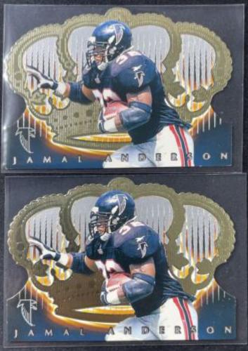 Jamal Anderson #5 Football Cards 1998 Pacific Crown Royale