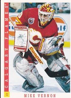 Mike Vernon #43 Hockey Cards 1993 Score