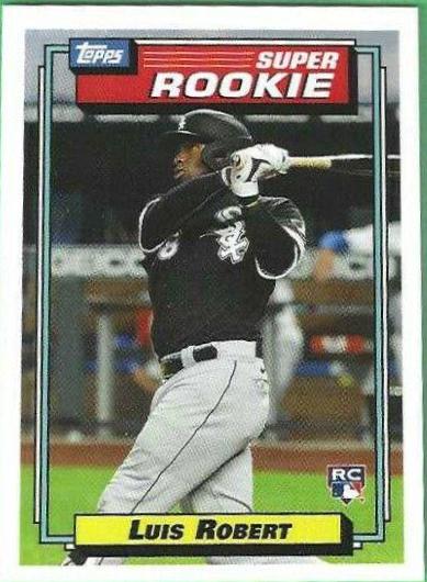 Luis Robert #266 Baseball Cards 2020 Topps Throwback Thursday