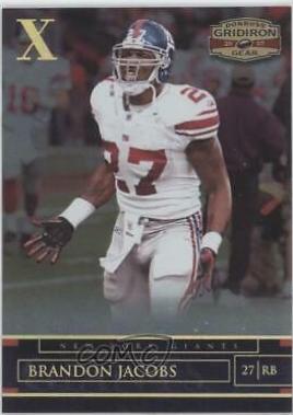 Brandon Jacobs #7 2007 Panini Donruss Gridiron Gear Football