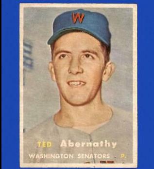 Ted Abernathy #293 1957 Topps Baseball